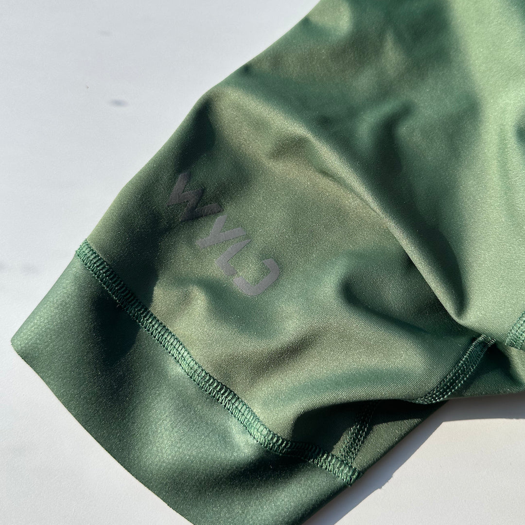 Green Bib Shorts