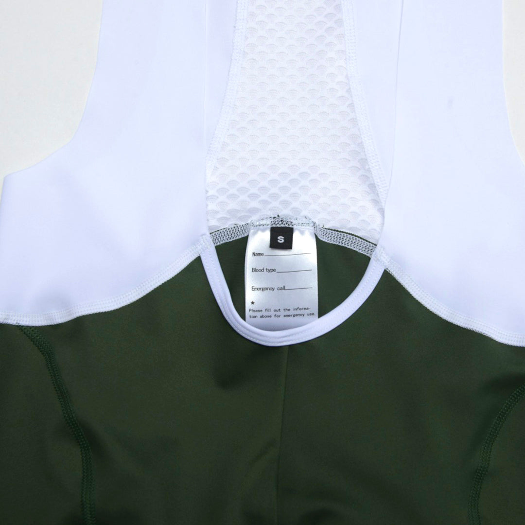 Green Bib Shorts