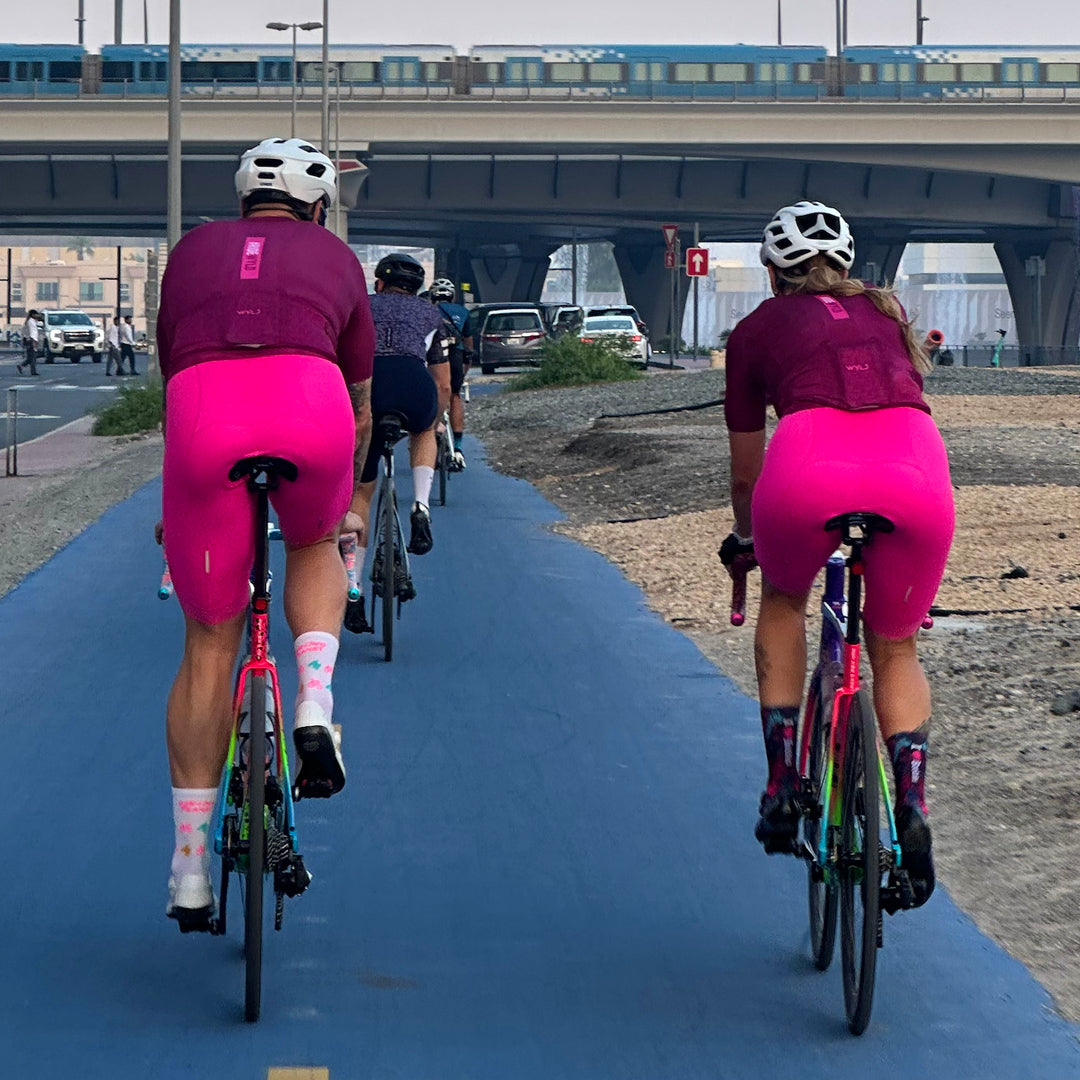 Pink Bib Shorts