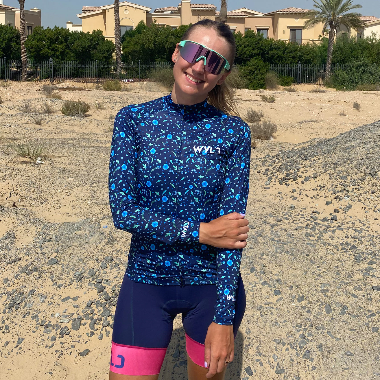 Tsava Blue Long Sleeve Jersey | Club Fit