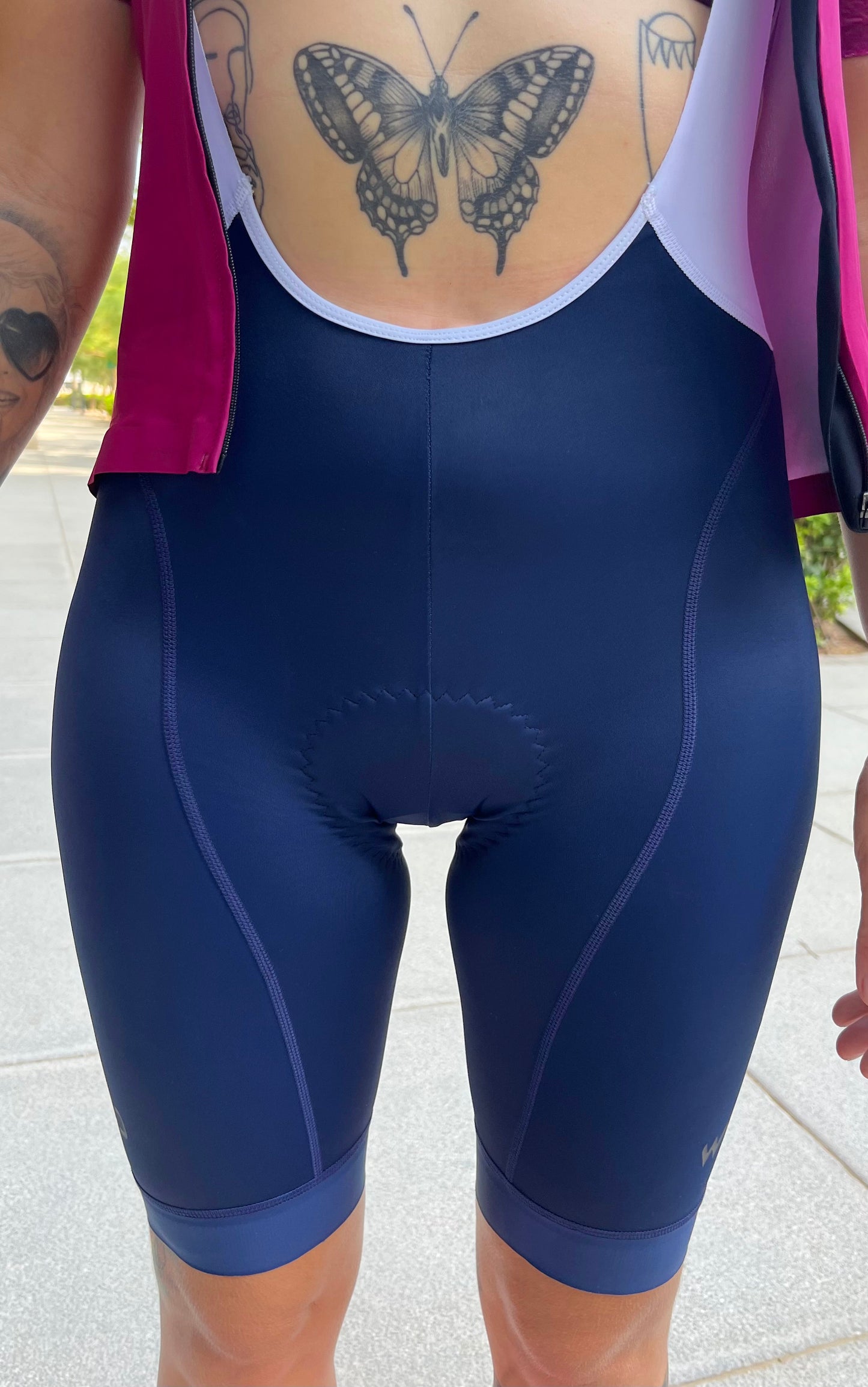 Navy Bib Shorts